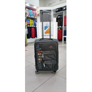 Чемодан тканевый Mironpan 22 дюйма темно-серый (м59)