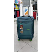 Чемодан тканевый Mironpan 22 дюйма зеленый (м52)