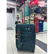 Чемодан тканевый Mironpan 22 дюймов бирюзовый (м59)