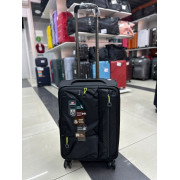 Чемодан тканевый Mironpan 22 дюймов черный (м60)