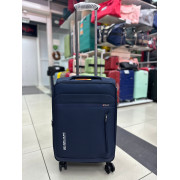 Чемодан тканевый Mironpan 22 дюймов синий (м25)