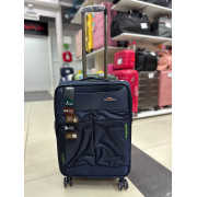 Чемодан тканевый Mironpan 22 дюймов темно-синий (м61)