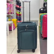 Чемодан тканевый Mironpan 24 дюйма бирюзовый (м26)