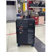 Чемодан тканевый Mironpan 24 дюйма черный (м51)