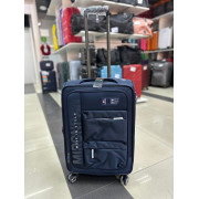 Чемодан тканевый Mironpan 24 дюйма синий (м59)