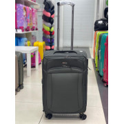 Чемодан тканевый Mironpan 24 дюйма темно-серый (м26)