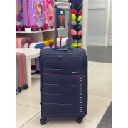 Чемодан тканевый Mironpan 24 дюйма темно-синий (м29)