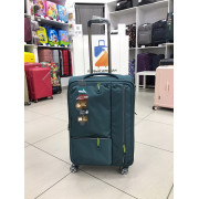 Чемодан тканевый Mironpan 24 дюймов бирюзовый (м60)