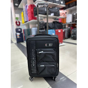 Чемодан тканевый Mironpan 24 дюймов черный (м59)