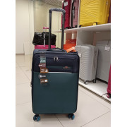 Чемодан тканевый Mironpan 24 дюймов синий (м53)