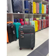 Чемодан тканевый Mironpan 24 дюймов темно-серый (м55)