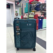 Чемодан тканевый Mironpan 26 дюймов бирюзовый (м59)