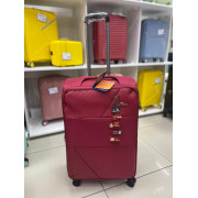 Чемодан тканевый Mironpan 26 дюймов бордовый (м23)