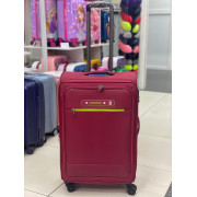 Чемодан тканевый Mironpan 26 дюймов бордовый (м30)