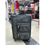 Чемодан тканевый Mironpan 26 дюймов темно-серый (м59)