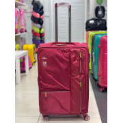 Чемодан тканевый Mironpan 28 дюймов бордовый (м60)