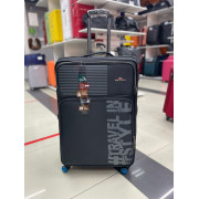 Чемодан тканевый Mironpan 28 дюймов черный (м51)