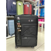 Чемодан тканевый Mironpan 28 дюймов черный (м59)