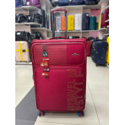 Чемодан тканевый Mironpan 28 дюймов красный (м55)