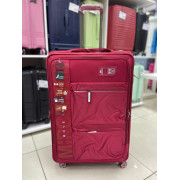 Чемодан тканевый Mironpan 28 дюймов красный (м59)