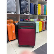 Чемодан тканевый Mironpan 28 дюймов темно-серый (м53)