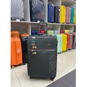 Чемодан тканевый Mironpan 28 дюймов темно-серый (м55)