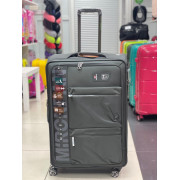 Чемодан тканевый Mironpan 28 дюймов темно-серый (м59)