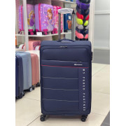 Чемодан тканевый Mironpan 28 дюймов темно-синий (м29)