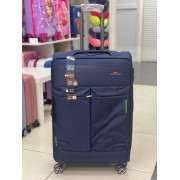Чемодан тканевый Mironpan 28 дюймов темно-синий (м61)