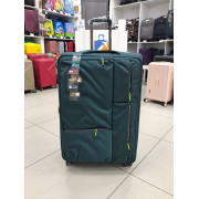 Чемодан тканевый Mironpan 30 дюймов бирюзовый (м60)