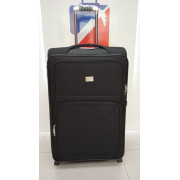 Чемодан тканевый Qiand 28 дюймов, 3-х колёсный, черный