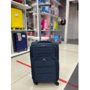 Чемодан тканевый Road 20 дюймов, синий (ручная кладь)