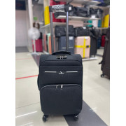 Чемодан тканевый Ruiqiroo 20 дюймов, черный (ручная кладь)