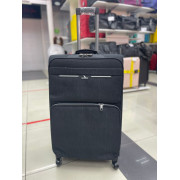 Чемодан тканевый Ruiqiroo 28 дюймов, черный