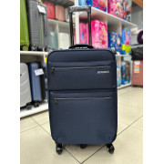 Чемодан тканевый Ruiqiroo (5 колёс) 24 дюйма, синий