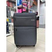 Чемодан тканевый Ruiqiroo (5 колёс) 28 дюймов, темно-серый