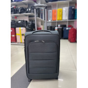 Чемодан тканевый Travel 24 дюйма, 3-х колёсный, темно-серый