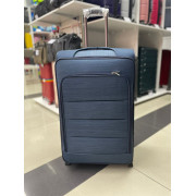 Чемодан тканевый Travel 28 дюймов, 3-х колёсный, синий