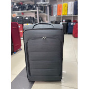 Чемодан тканевый Travel 28 дюймов, 3-х колёсный, темно-серый