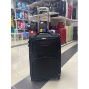 Чемодан тканевый Travel Line 24 дюйма, 3-х колёсный, черный