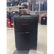 Чемодан тканевый Travel Line 28 дюймов, 3-х колёсный, черный