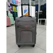 Чемодан тканевый Travel Plus 20 дюймов, серый (ручная кладь)