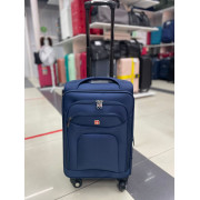 Чемодан тканевый Travel Plus 20 дюймов, синий (ручная кладь)