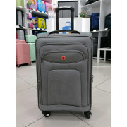 Чемодан тканевый Travel Plus 24 дюйма, серый