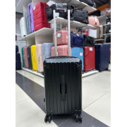 Чемодан-транк 20 дюймов Box черный из поликарбоната (ручная кладь)