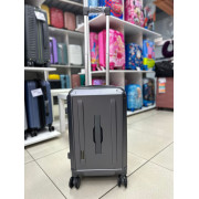 Чемодан-транк 20 дюймов Box Road темно-серый из поликарбоната (ручная кладь)