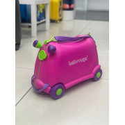 Детский чемодан-каталка BabyYuga розовый