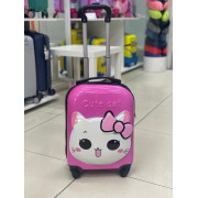 Детский чемодан на колёсах "Cute cat - Милая кошка", размер 16 дюймов