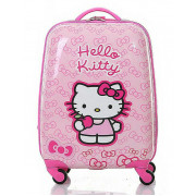 Детский чемодан на колёсах "Hello kitty 2", размер 16 дюймов
