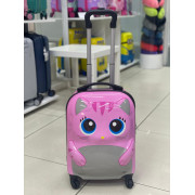 Детский чемодан на колёсах "Котенок розовый", размер 16 дюймов